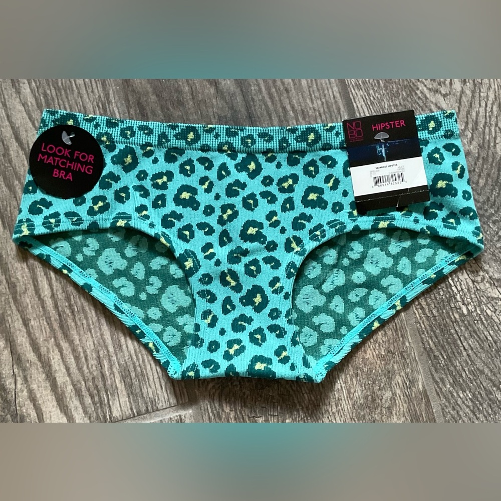 New Nobo, No Boundaries seamless hipster panties size XS Animal Print